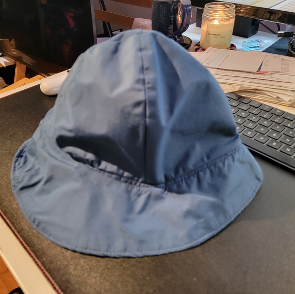 Vintage 70s Landav water resistant insulated bucket hat with chinstrap - Picture 2 of 4